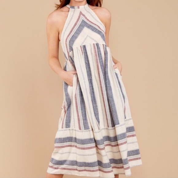 listicle linen dress Listicle April Shift Dress Sz Small